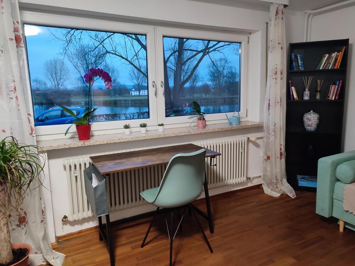 Gemuetliche Zwei-Zimmer-Wohnung Am Regnitzufer Bamberg Bagian luar foto
